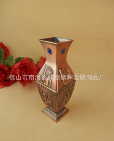 歐式藝術(shù)珍藏 鑲寶石埃及法古拉金屬花瓶定做指南